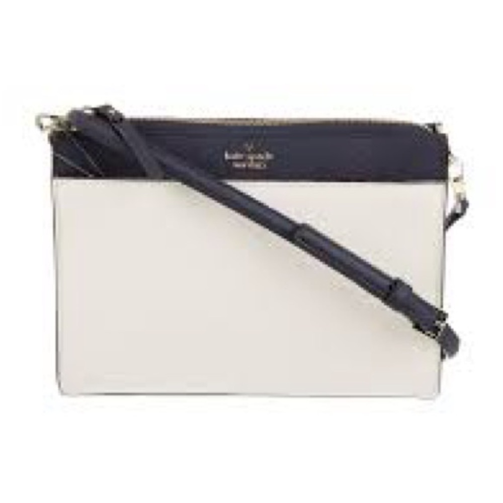Kate Spade Navy and Cream Crossbody Bag